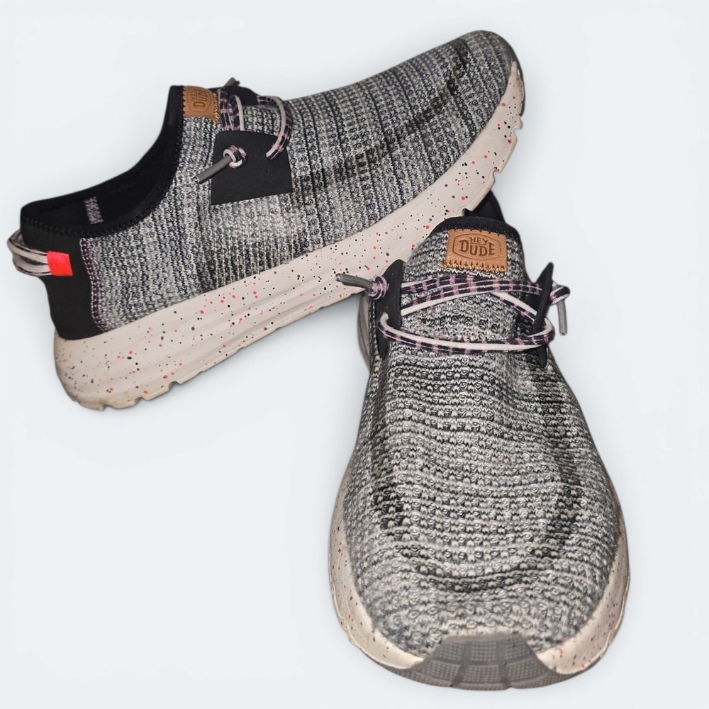 Hey Dude Sirocco Multi Knit Sneakers Womens Size 9 Loafers